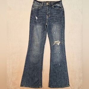 Indigo Rain curvy flare jeans